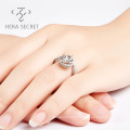 Hot Sale Classic Gic Certification Rings Women Jewelry Luxurious Diamond Ring